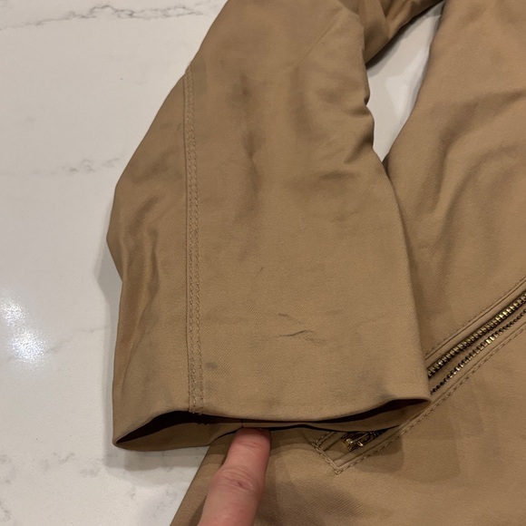 The Limited Tan Double-Breasted Trench Coat - Picture 5 of 6